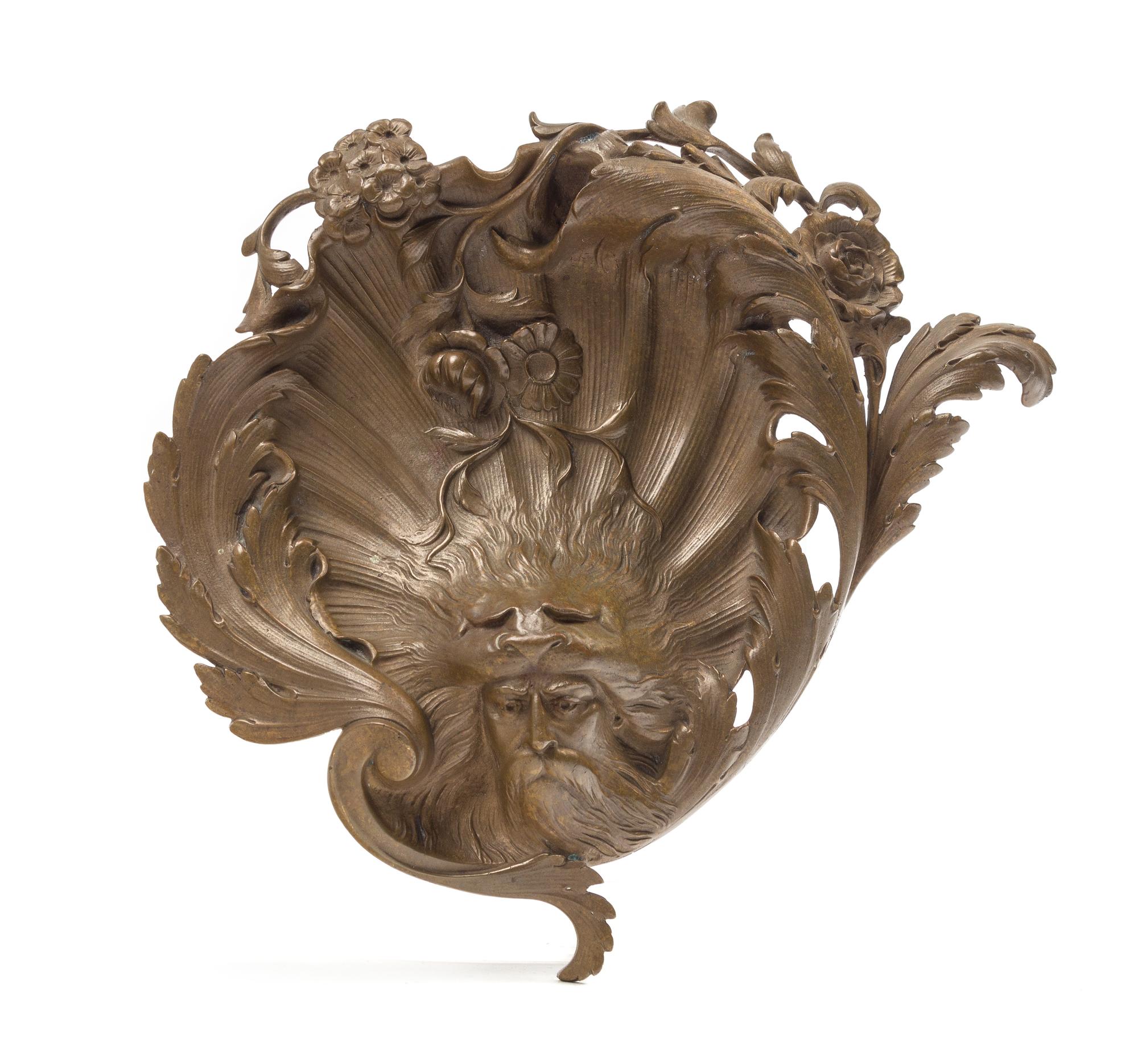 A French Gilt Bronze Plaque Width 9 1/2 inches. — 19TH CENTURY