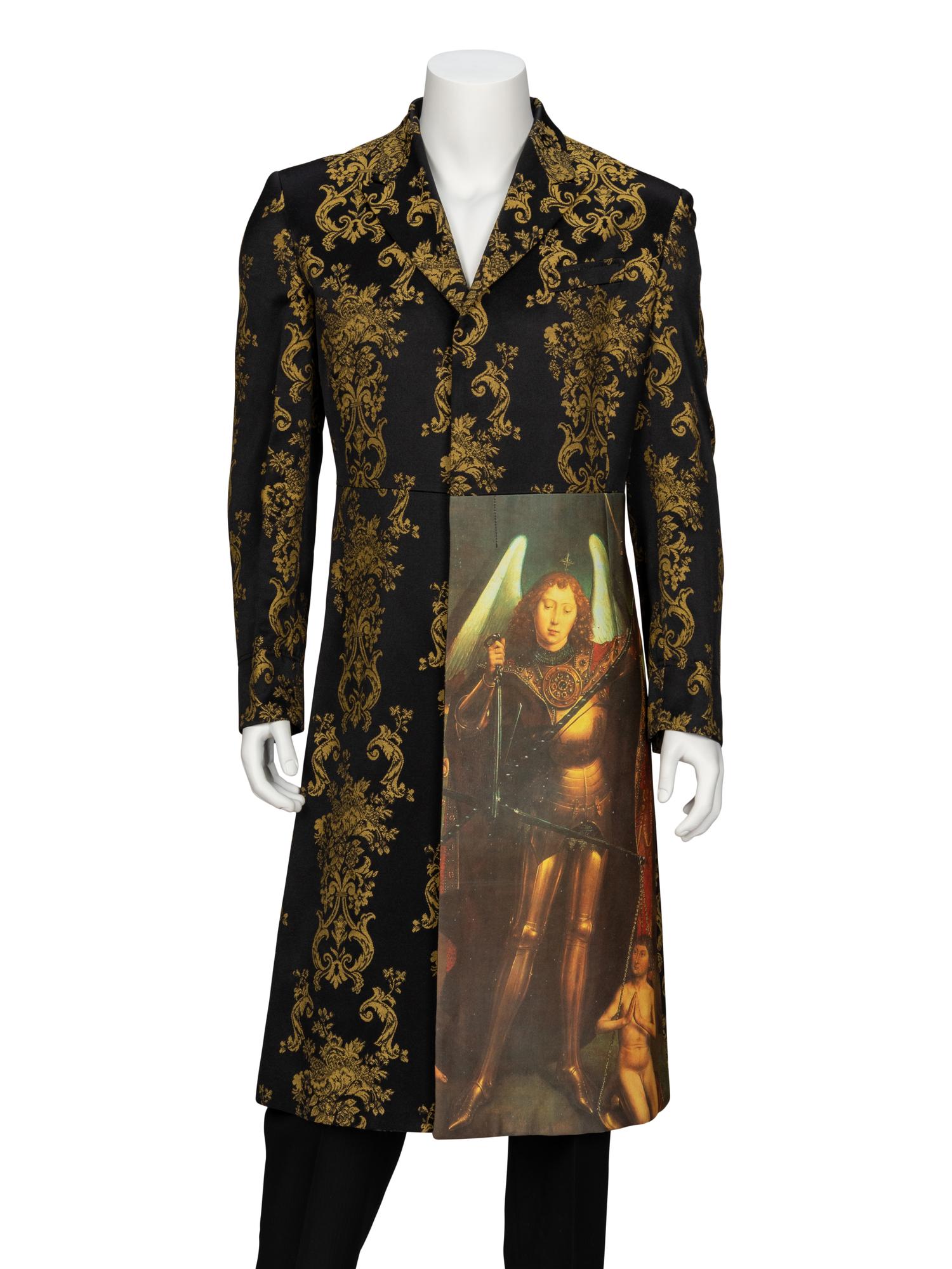 Alexander McQueen, Damask & Print Coat, A/W 1997