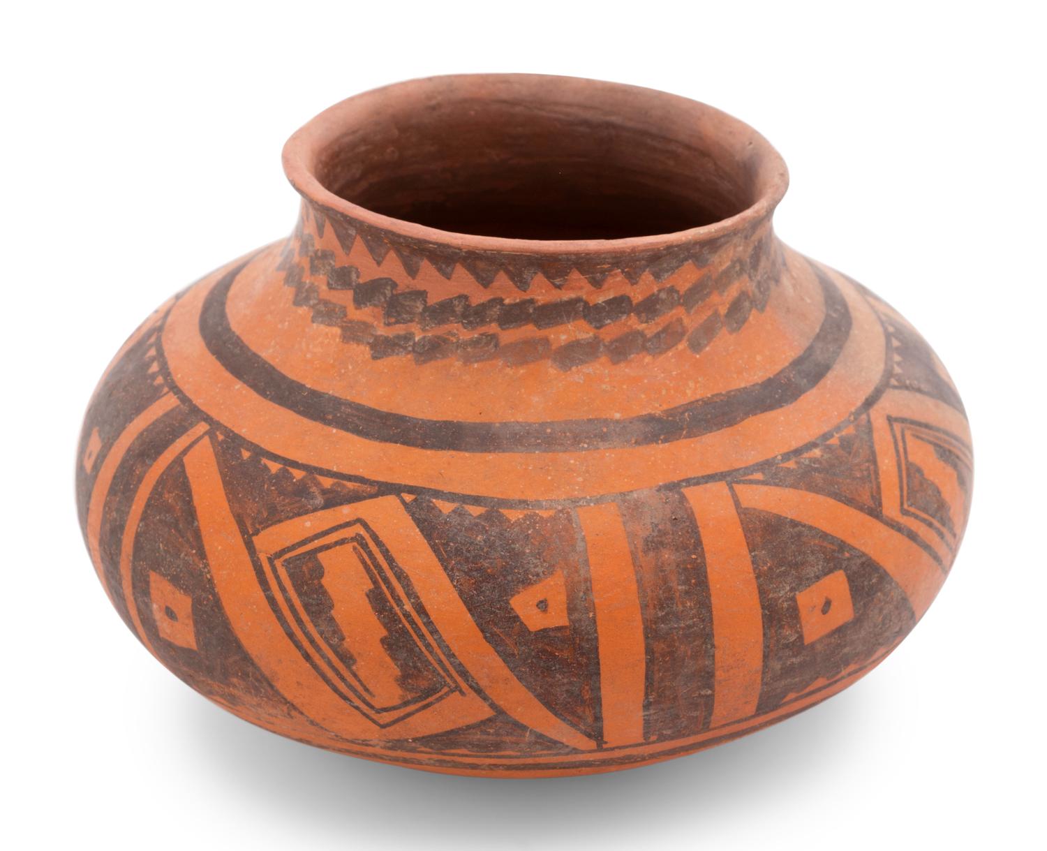 Jeddito Black-on-Red Pottery Jar
