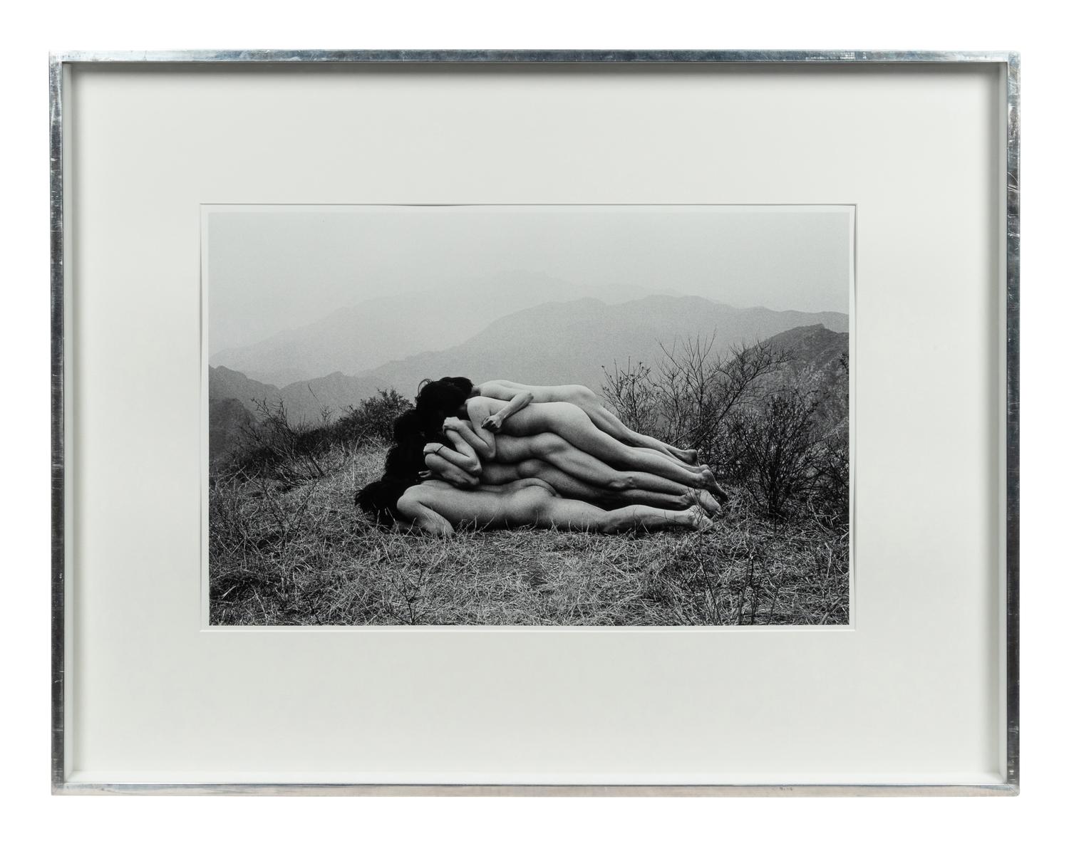 Zhang Huan (born 1965) To Add One Meter to an Anonymous Mountain, 1995