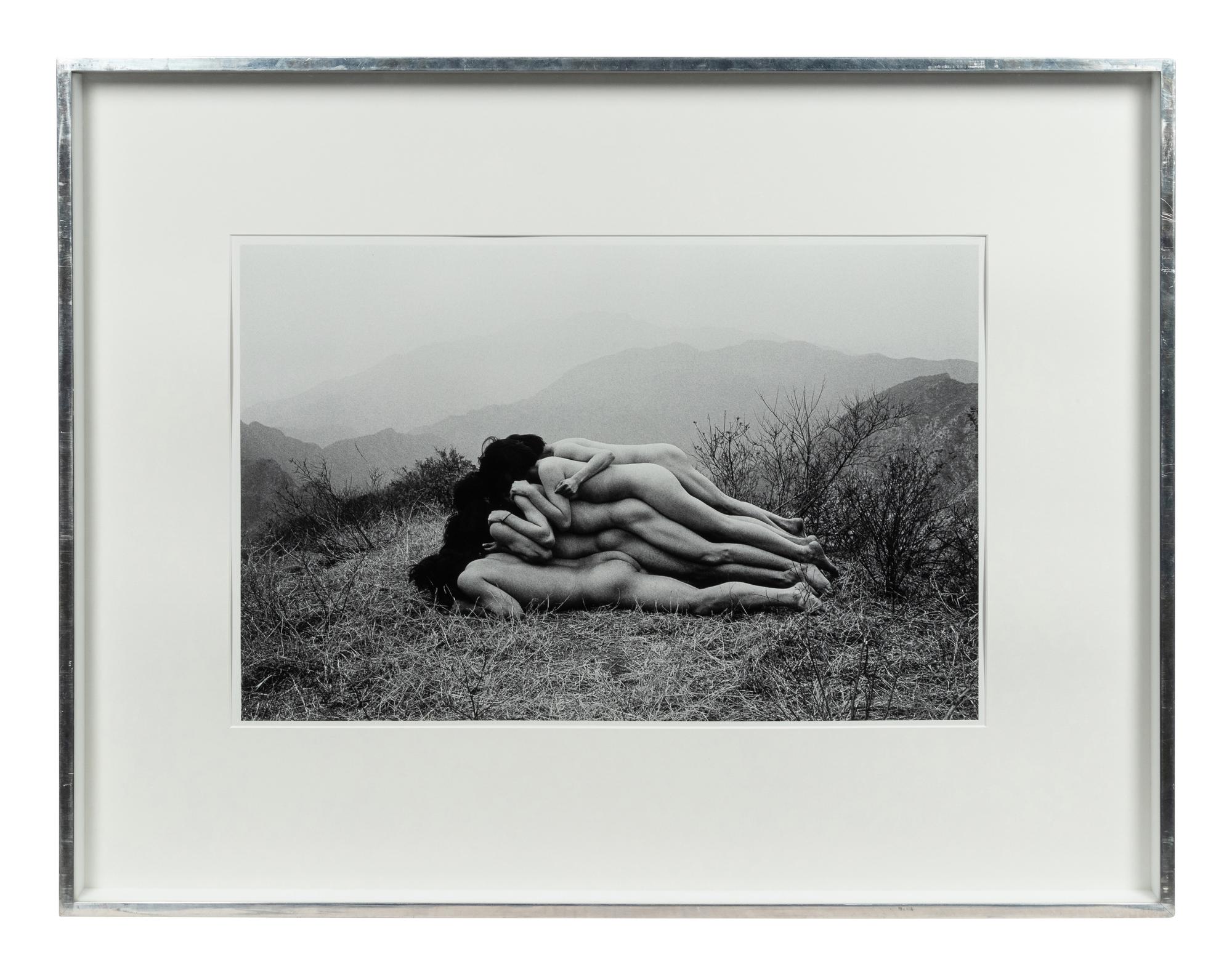 Zhang Huan (born 1965) To Add One Meter to an Anonymous Mountain, 1995