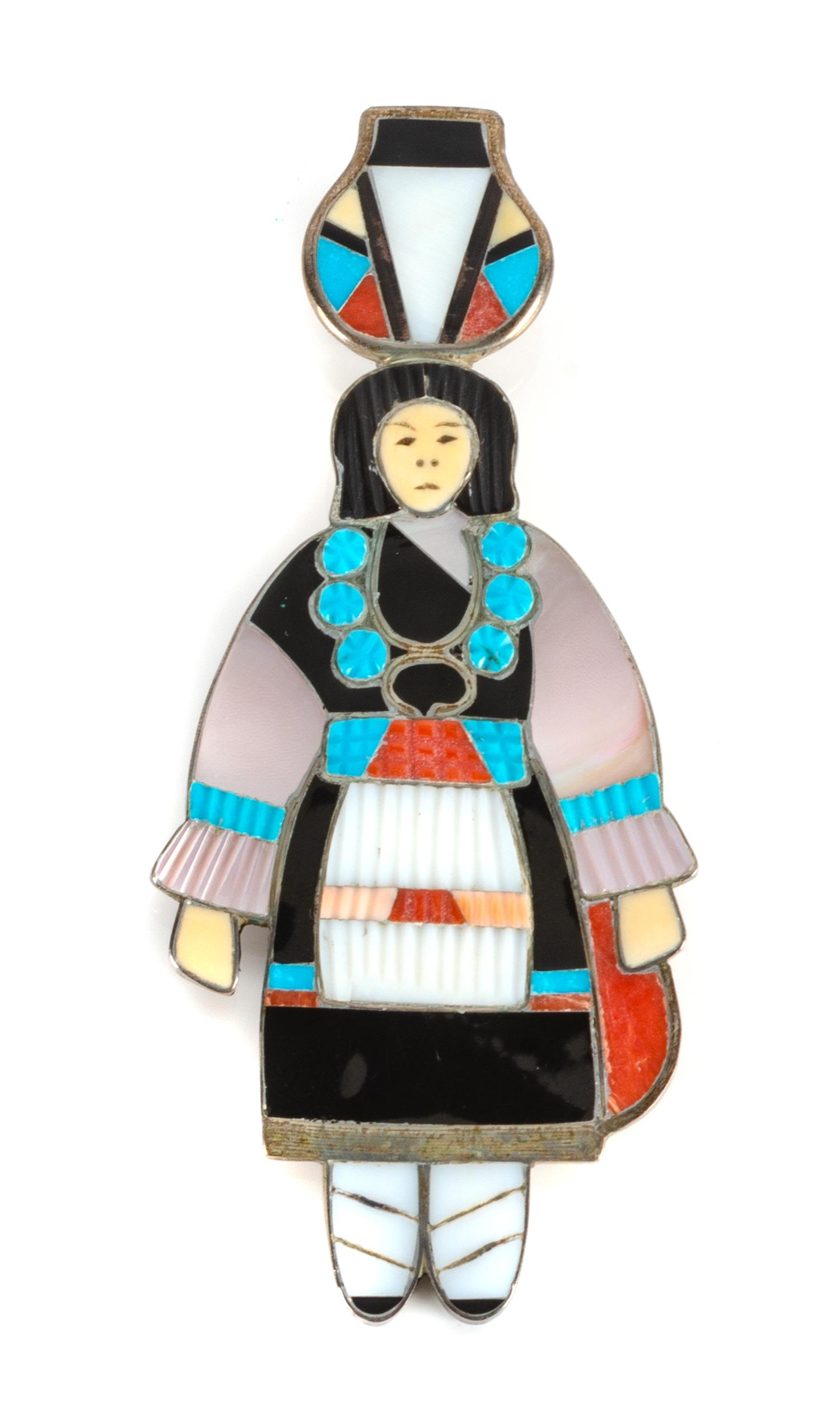 Madeline Beyuka Height 3 3/4 x width 1 3/4 inches — (Zuni, b. 1935)
