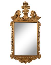 A Geoge II Style Giltwood Mirror