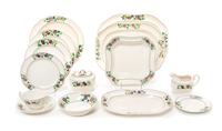 A Copeland Spode Partial Dinner Service Diameter of dinner plates 9 1/4 inches. — 20TH CENTURY