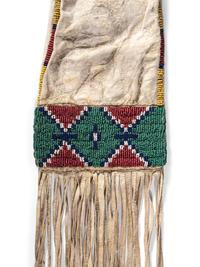 Central Plains Beaded Hide Tobacco Bag