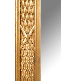 An Empire Style Giltwood Pier Mirror