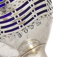 A George III Pierced Silver Sugar Basket