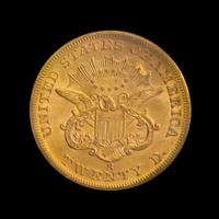 A United States 1859-S Liberty Head $20 Gold Coin