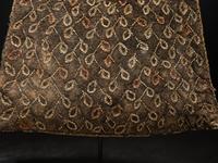 Northeastern Black-Tanned Quilled Bag