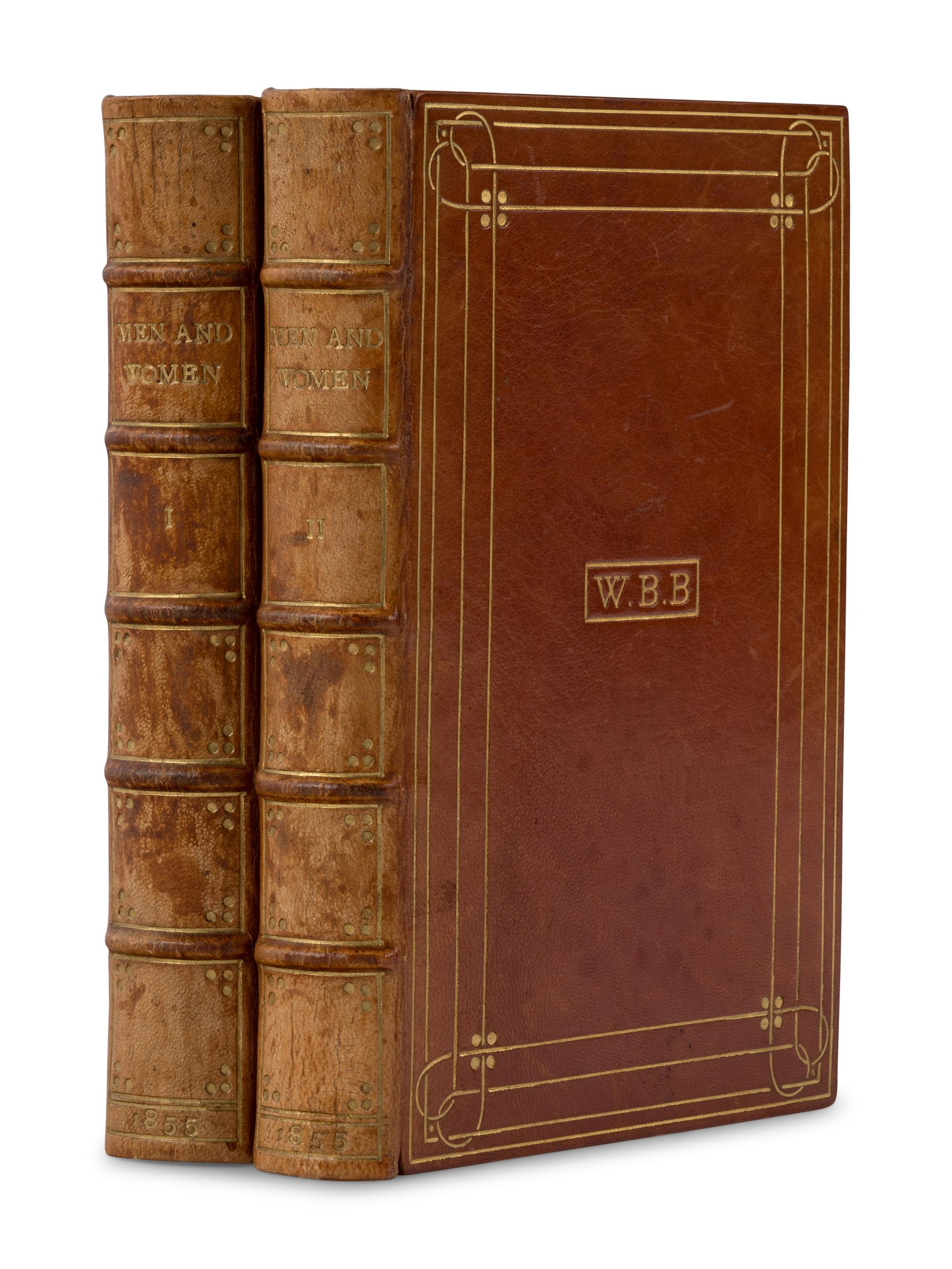 BROWNING, Robert (1812-1889). Men and Women . London: Chapman and Hall, 1855.