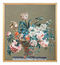 A French Painted Wallpaper Panel