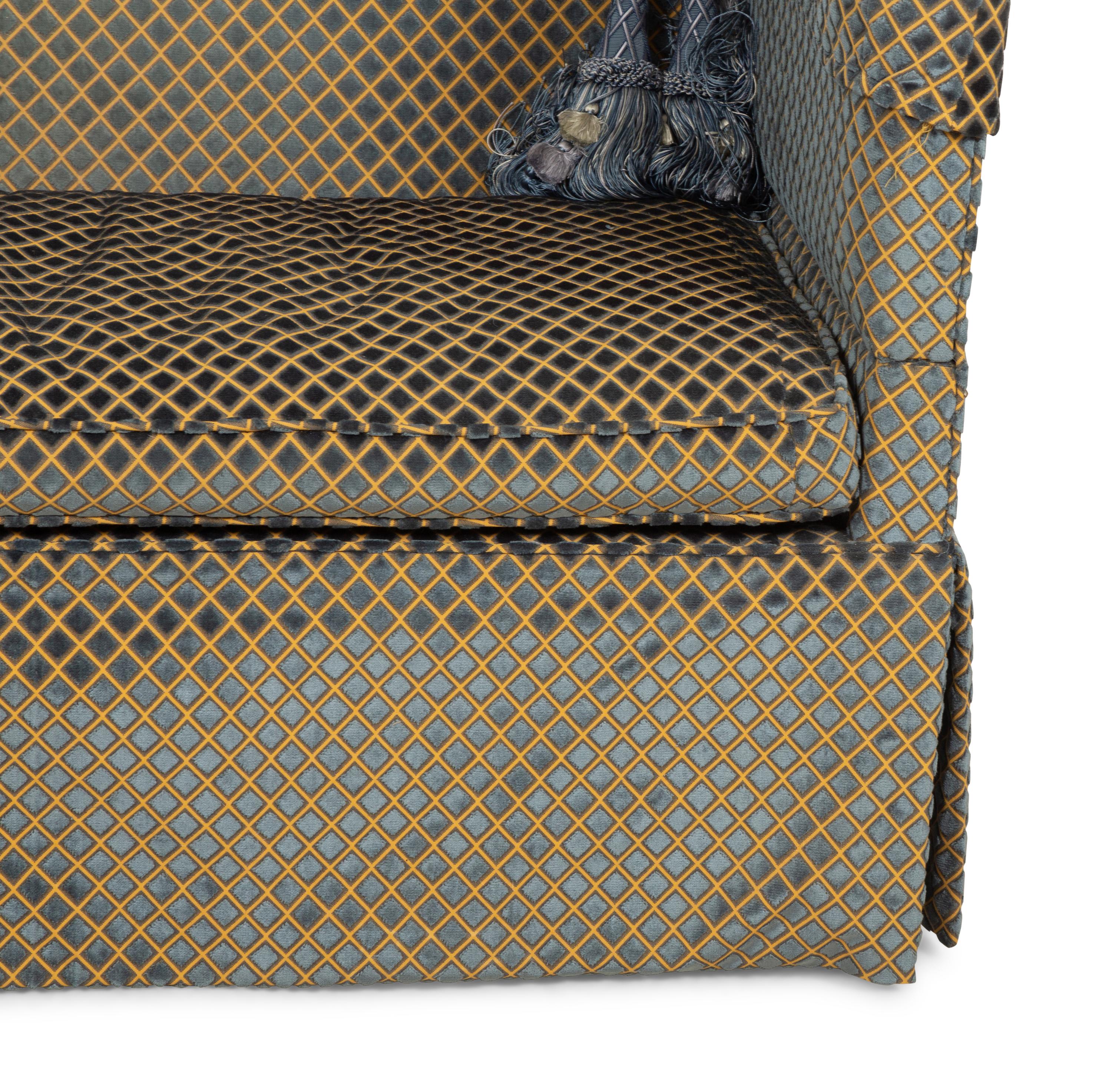 A Pair of Custom Upholstered Knole Sofas