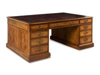 A Regency Mahogany and Kingwood Partner's Desk