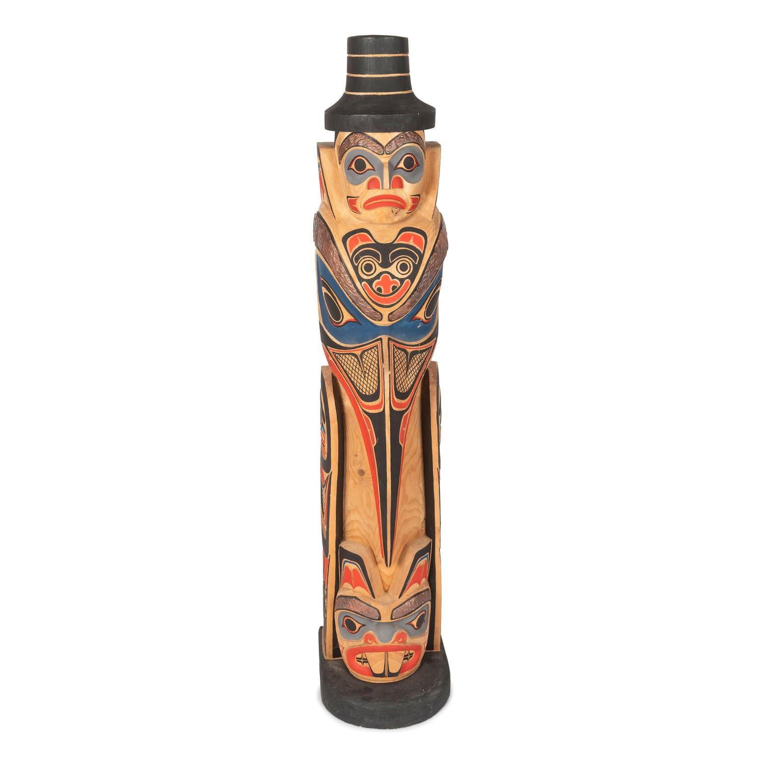 Polychrome Model Totem Pole