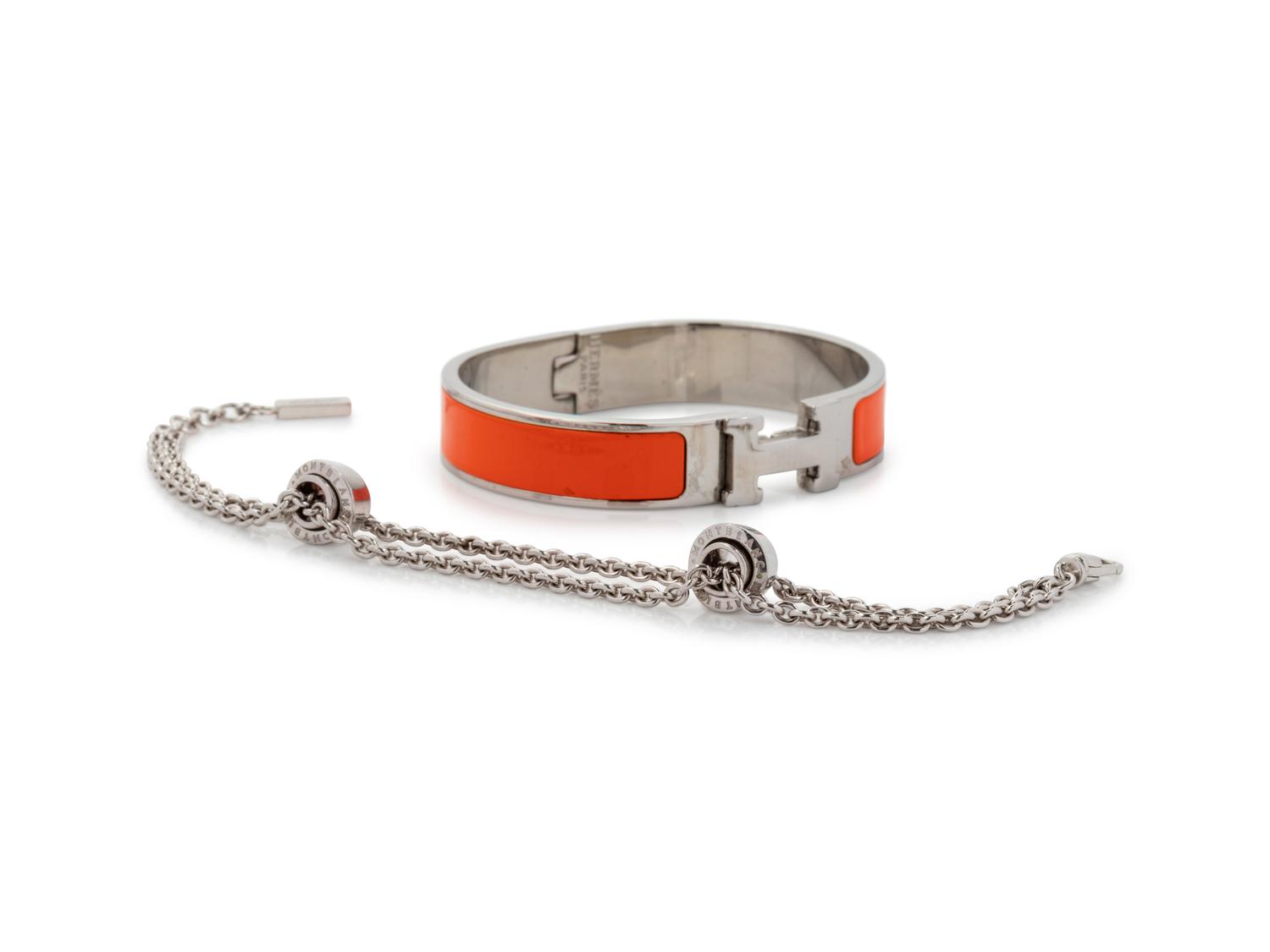 Two Bracelets; One Hermès, One Montblanc, 1990-2010s