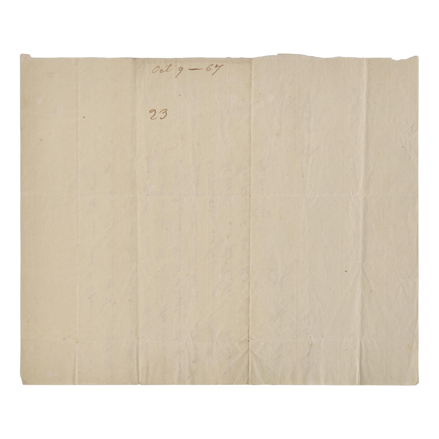 [Franklin, Benjamin] Franklin, Benjamin. Autograph Letter, signed