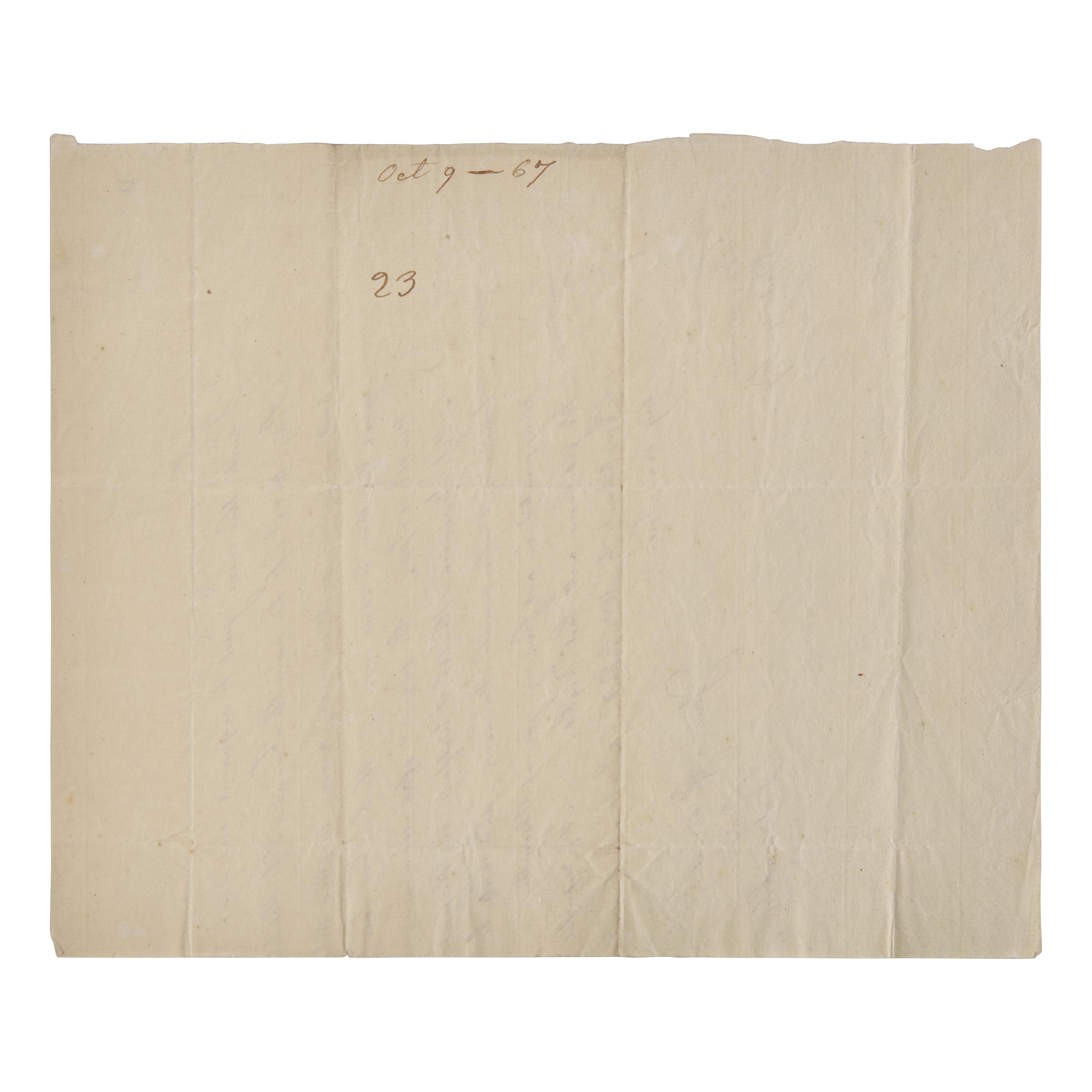 [Franklin, Benjamin] Franklin, Benjamin. Autograph Letter, signed