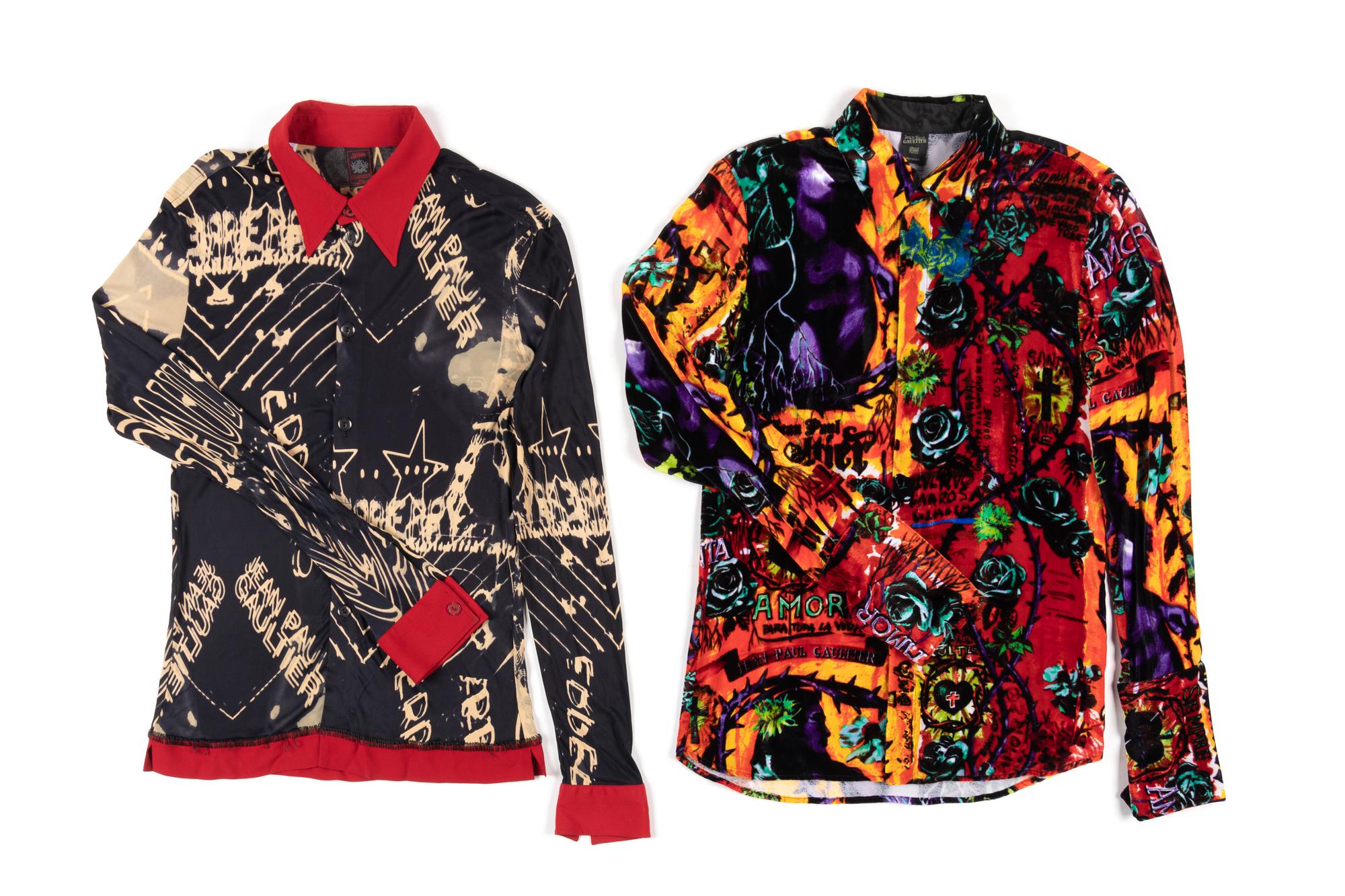 Collection of Five Men's Jean Paul Gaultier Shirts, 1990-2000s