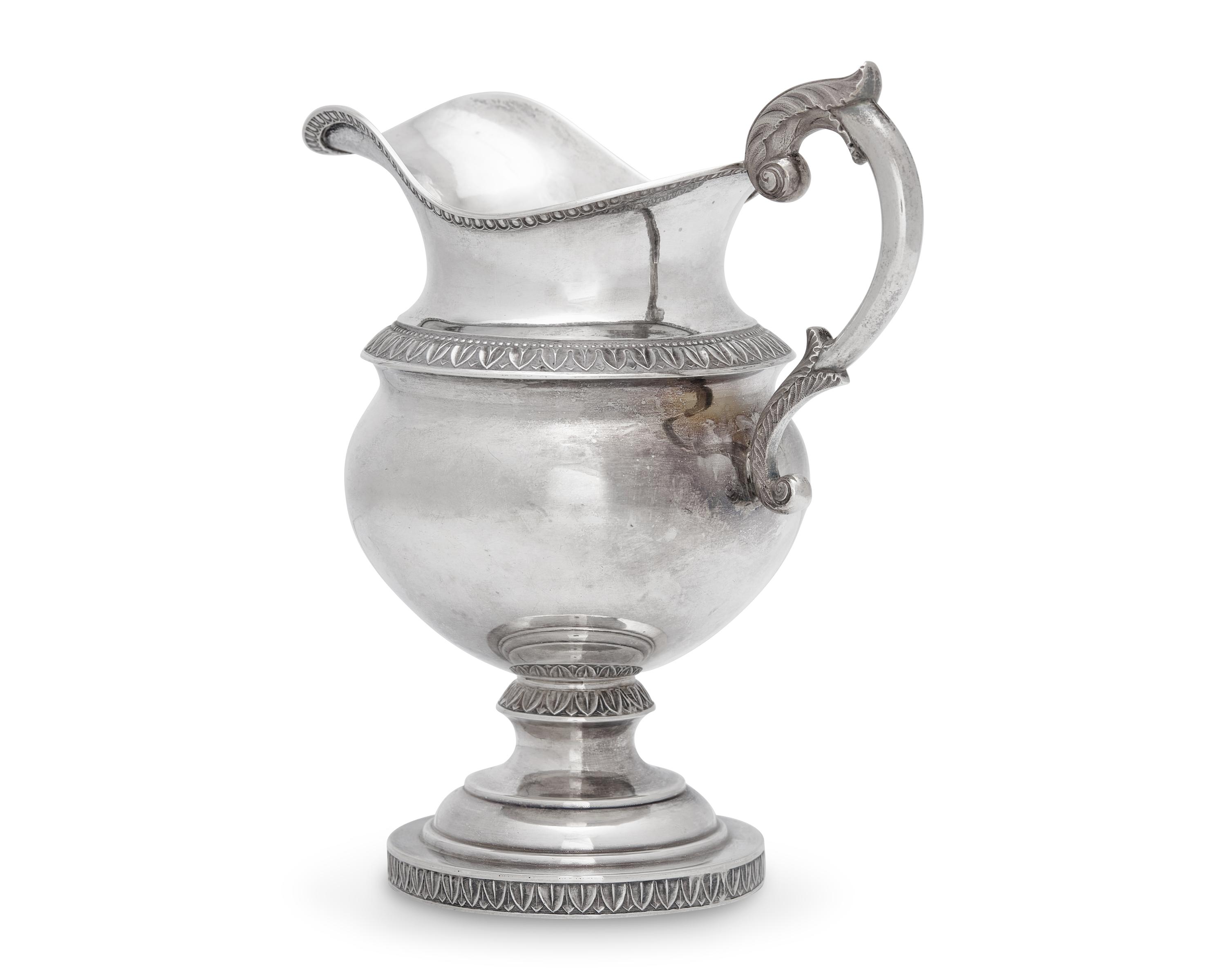 A Classical Silver Creamer
