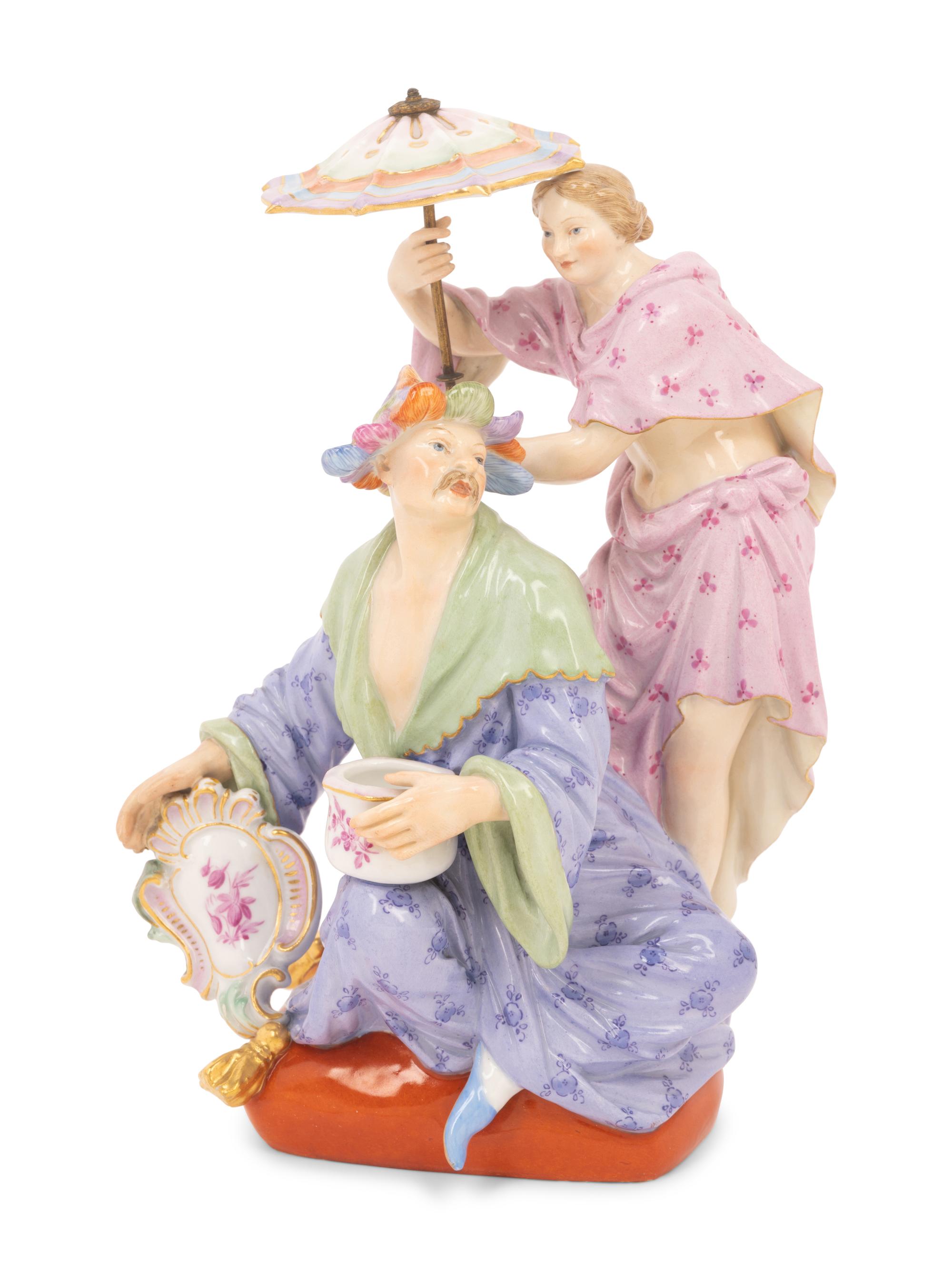 A Meissen Porcelain Figural Group