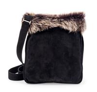Three Hermès Pieces: One Suede and Fur Trimmed Bag and Two Wallets, 2007- 2010