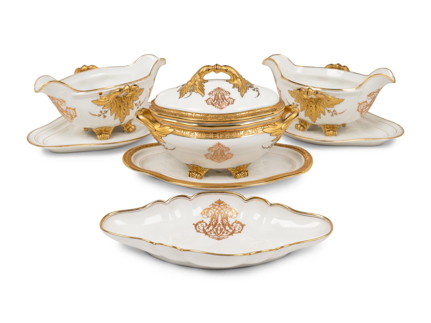 A French Porcelain Dinner Service