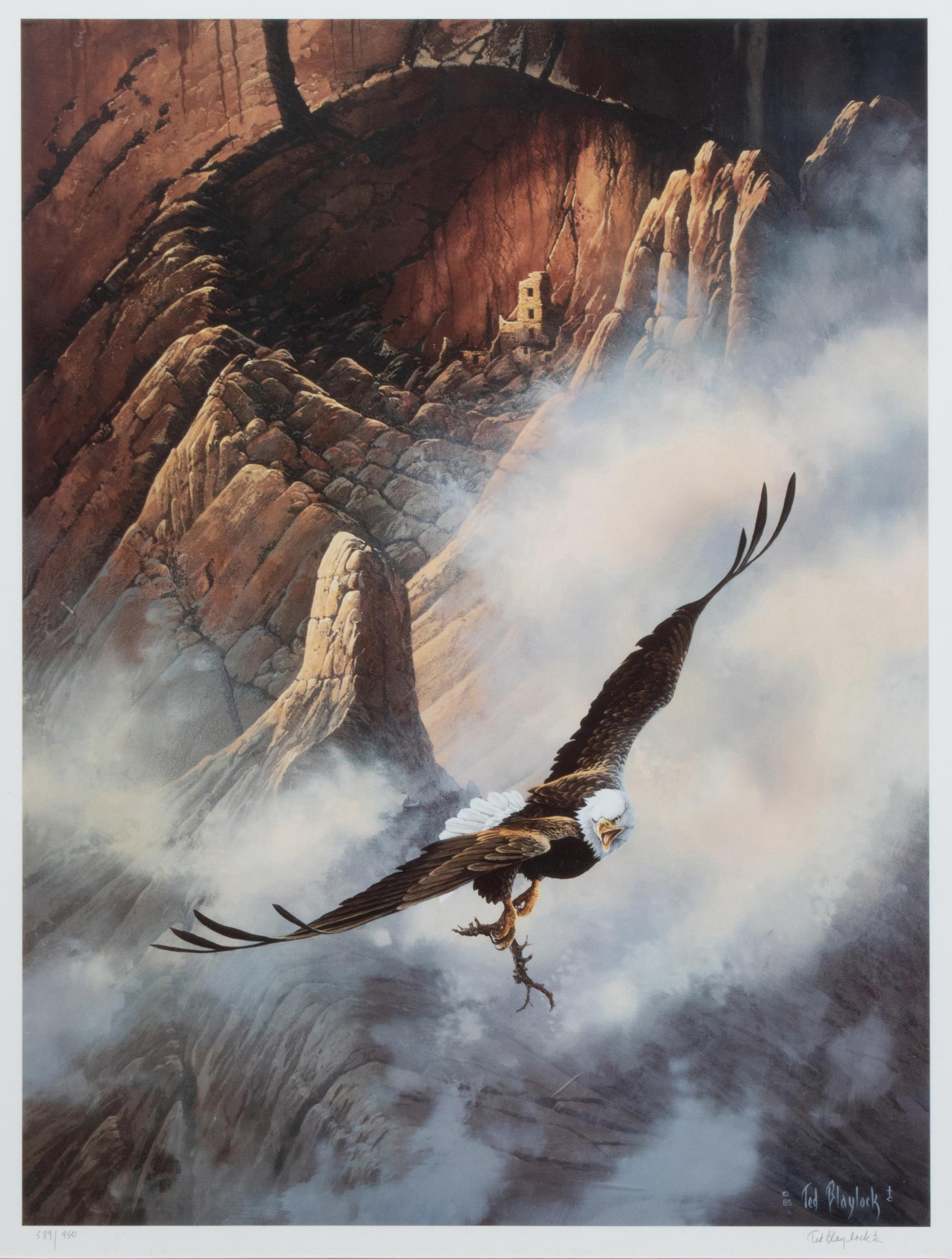 A Collection of Seven Framed Western Prints