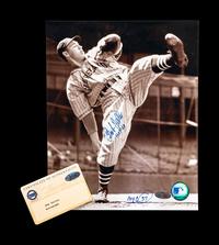 A Group of Four Baseball Hall of Fame Signed Autograph Items (BAS Beckett Authentication Services Certified),