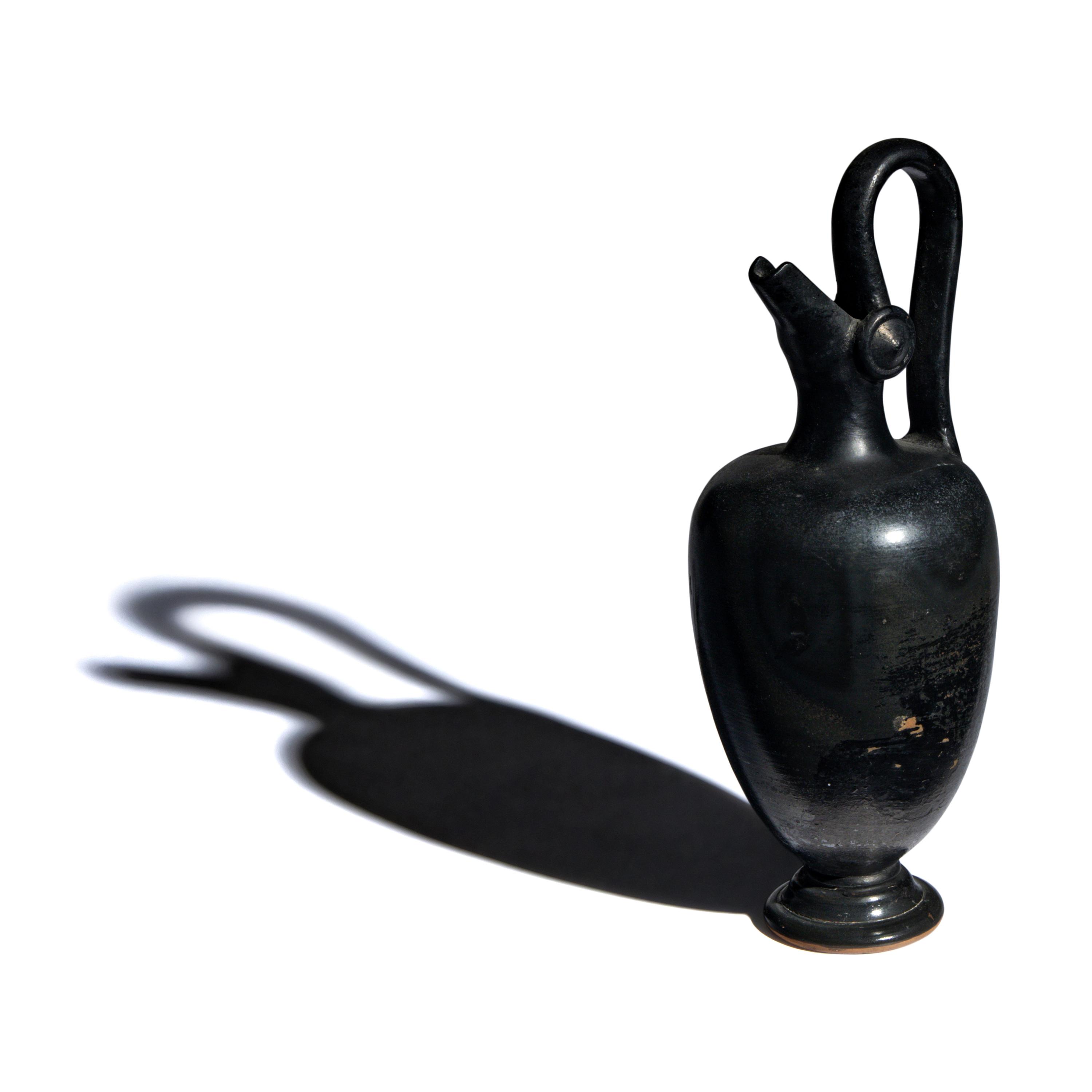 An Attic Black-Glazed Oinochoe