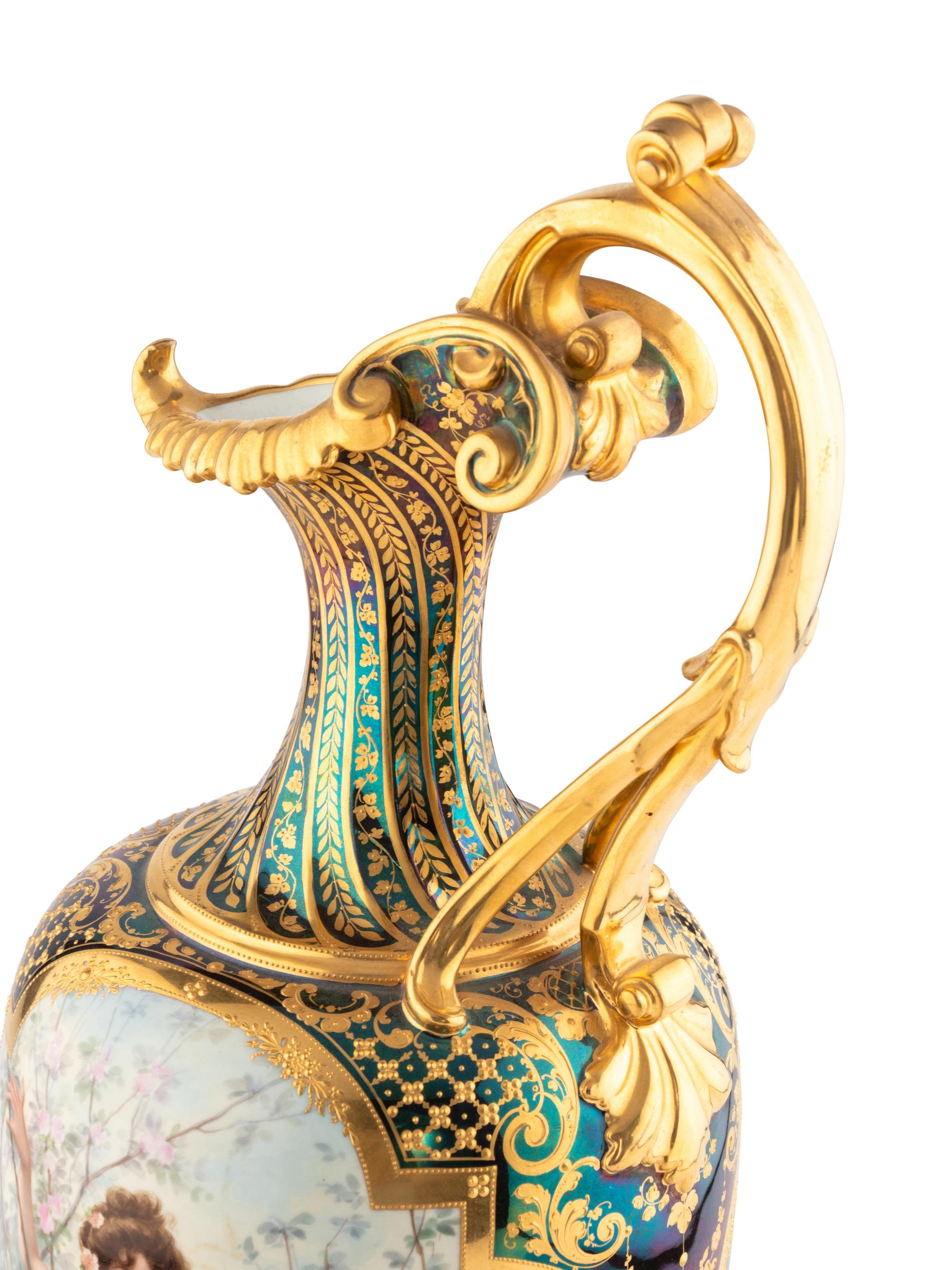 A Vienna Porcelain Ewer