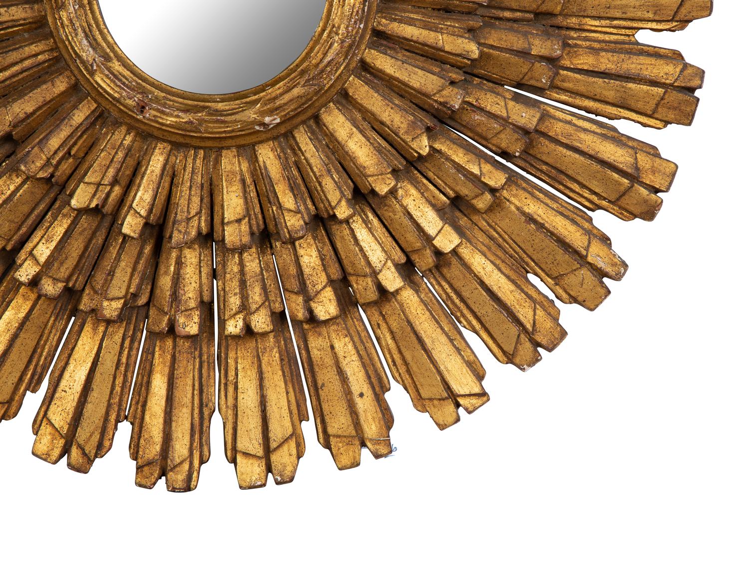 A Giltwood Sunburst Mirror — EARLY 20TH CENTURY