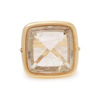 HERMÈS, RUTILATED QUARTZ RING