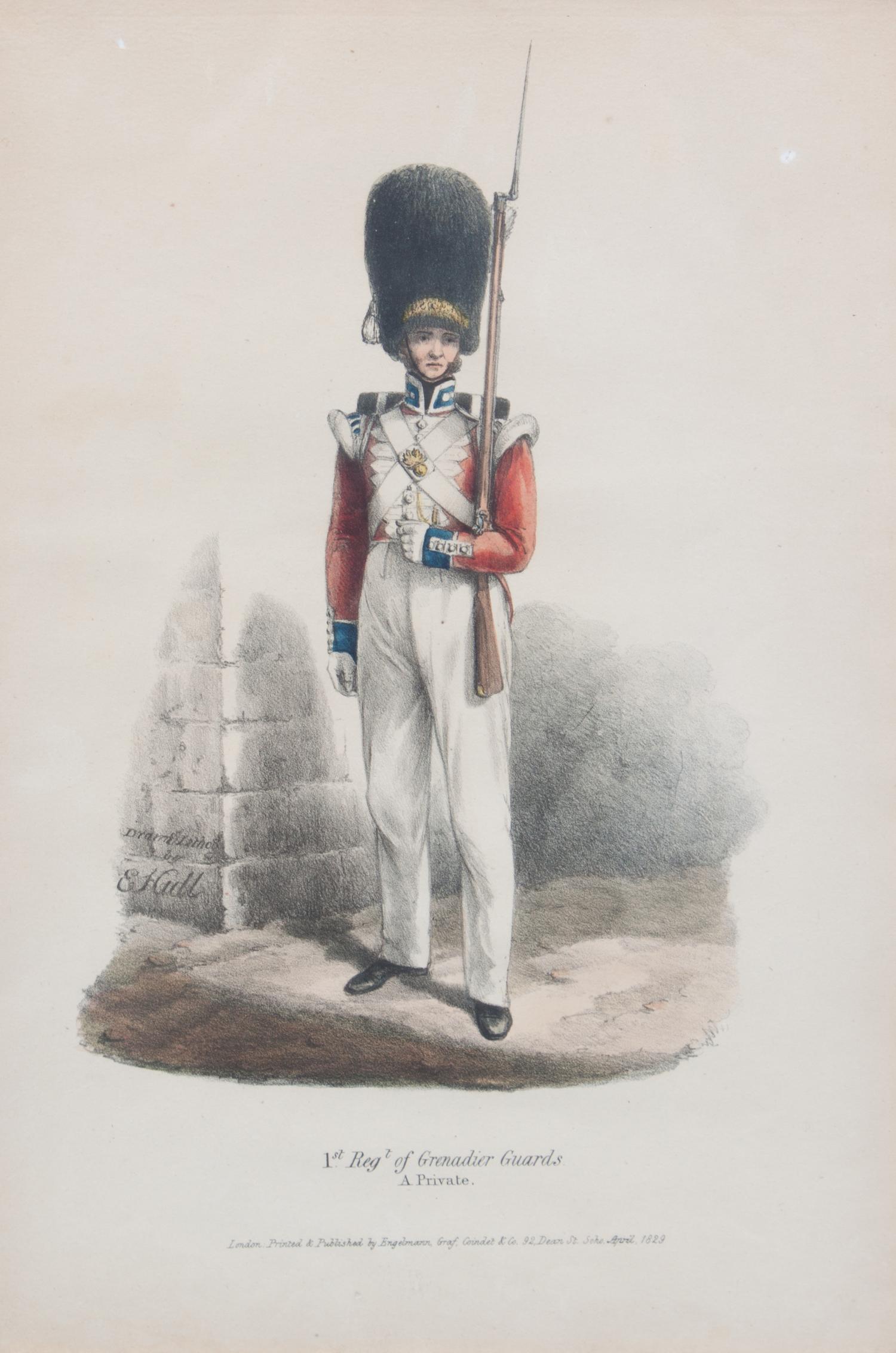 A Collection of Hand Colored Etchings and Lithographs Height of largest 11 x width 14 inches. — 19TH CENTURY