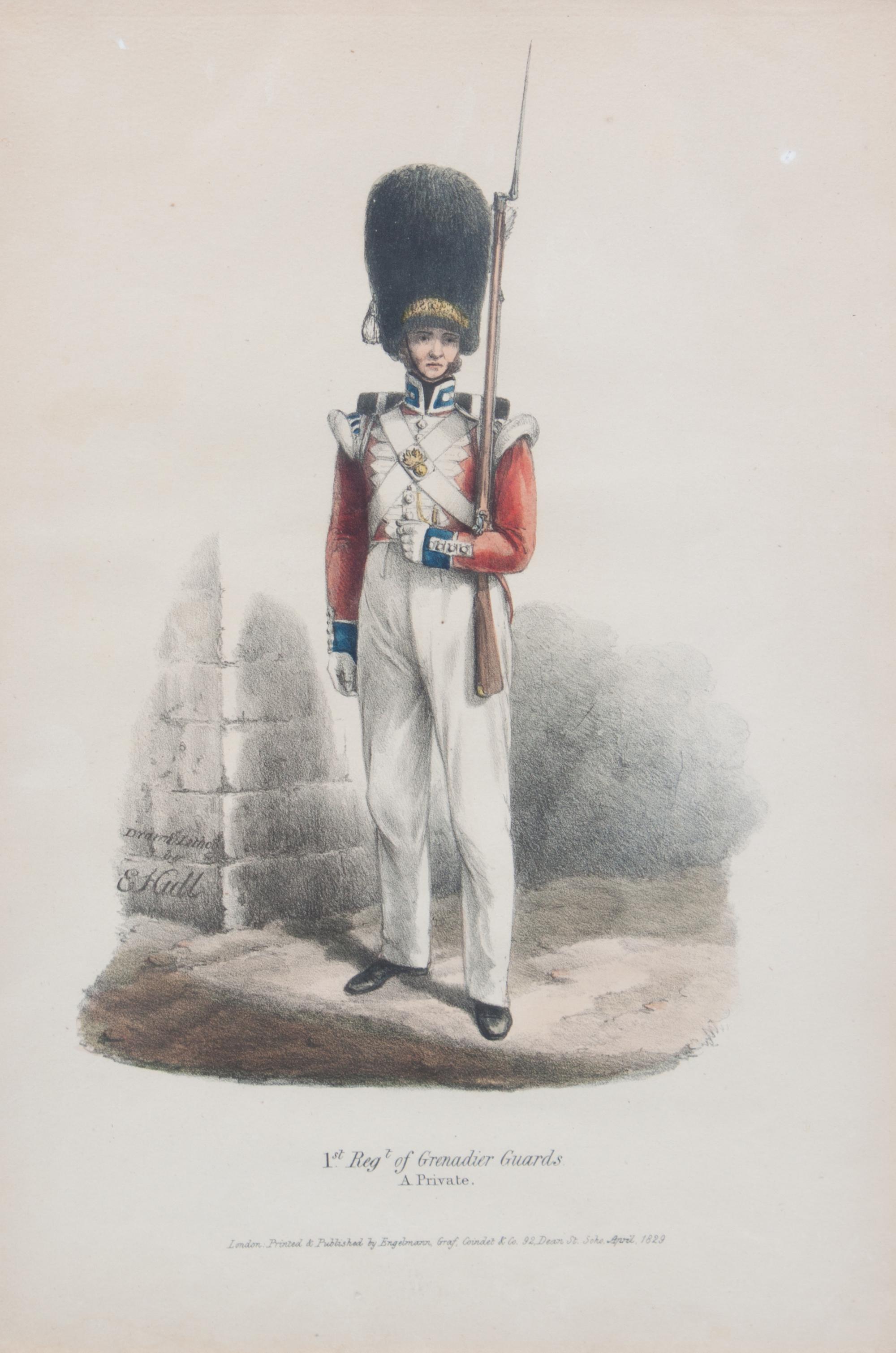 A Collection of Hand Colored Etchings and Lithographs Height of largest 11 x width 14 inches. — 19TH CENTURY