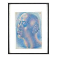 Pavel Tchelitchew (Russian, 1898-1957) — Head in Profile (Étude Anatomique), 1949