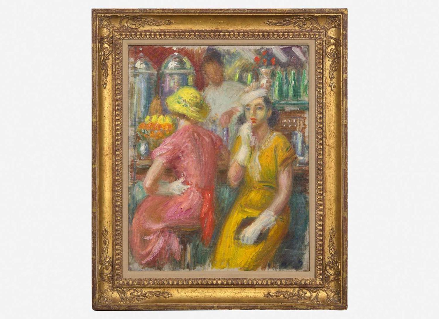 William Glackens (American, 1870-1938) - Study for The Soda Fountain