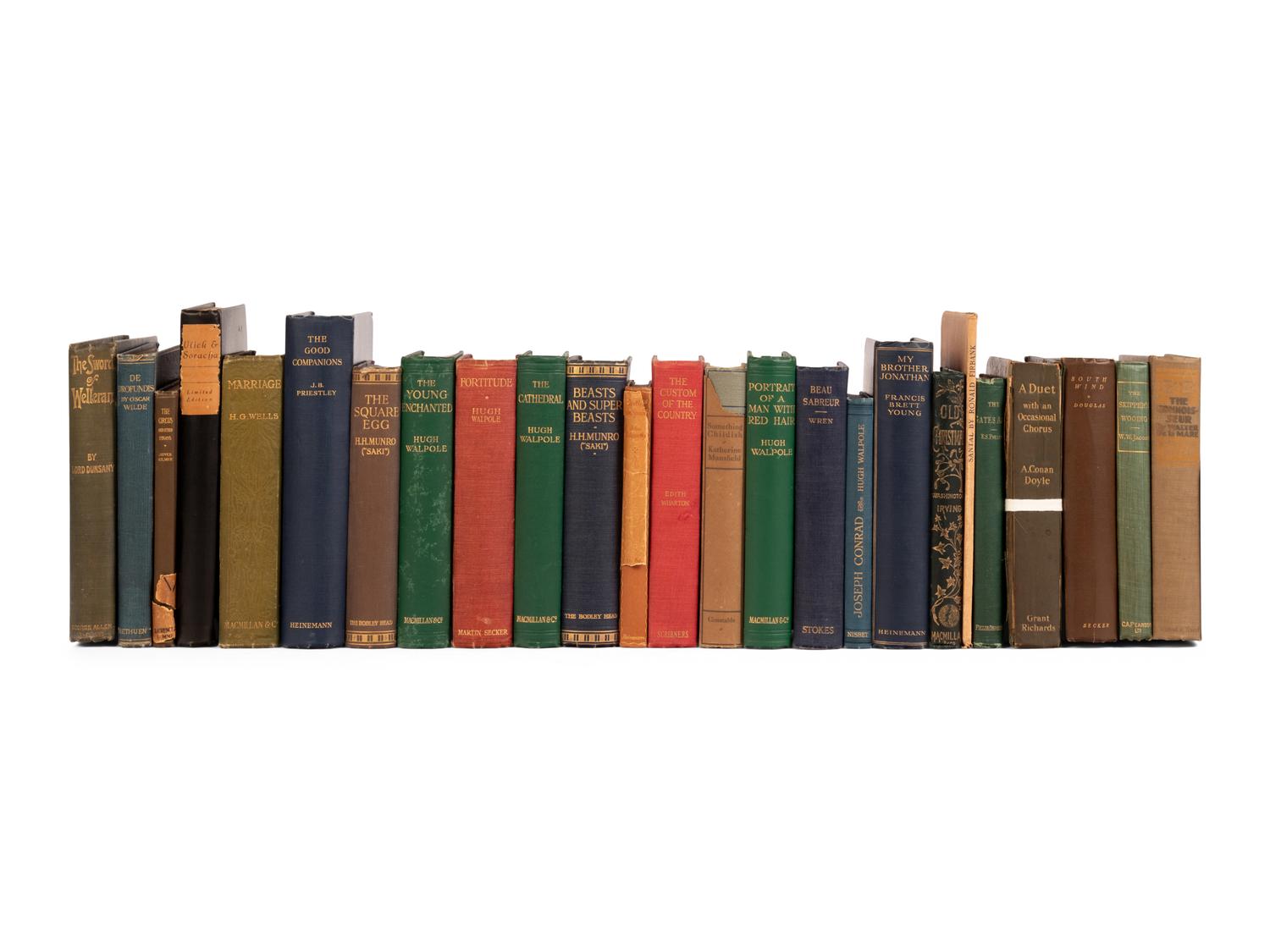 [LITERATURE]. A large group of 43 late 19th/early 20th century works, comprising:
