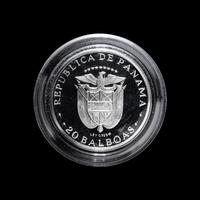 FRANKLIN MINT: Panama 1971 20 Balboa Silver Proof