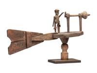 A Figural Pine Whirligig