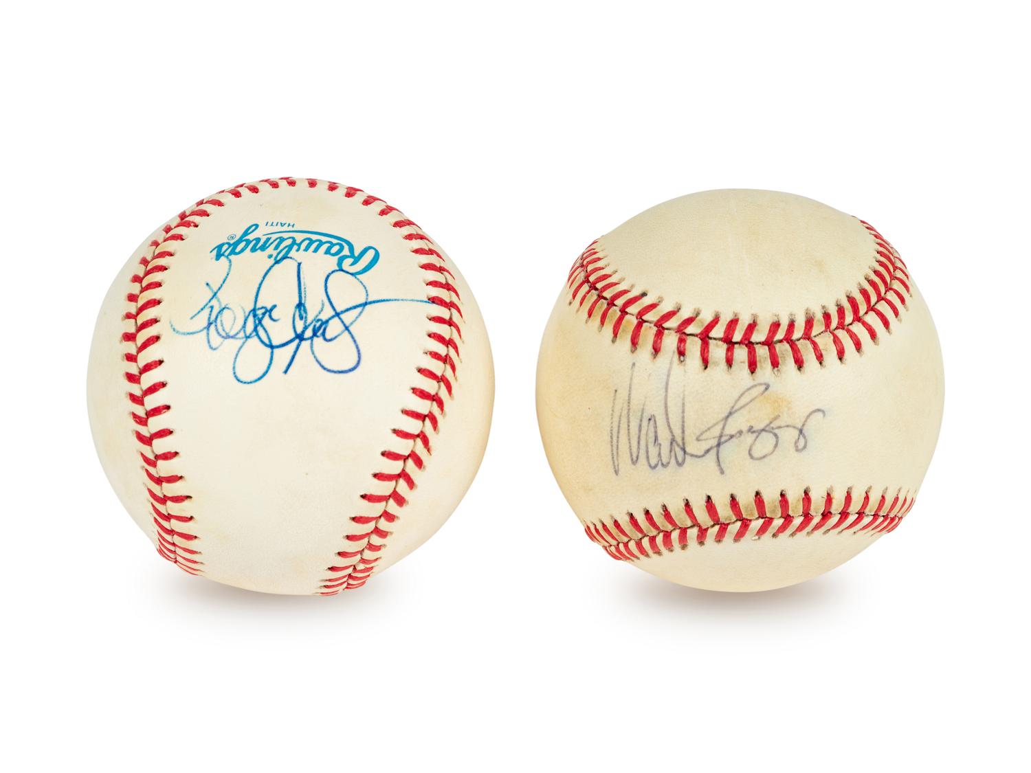 A Group of Roger Clemens and Wade Boggs Signed Autograph Baseballs (Beckett Authentication Services BAS Certified),