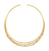 CRAIG DRAKE, YELLOW GOLD AND DIAMOND COLLAR NECKLACE