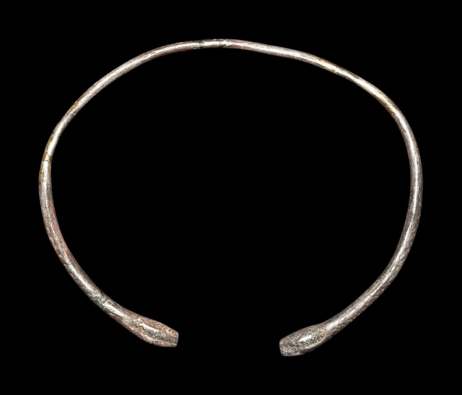 A Roman Silver Snake Bracelet
