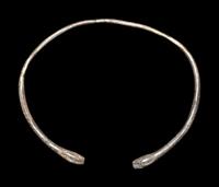 A Roman Silver Snake Bracelet