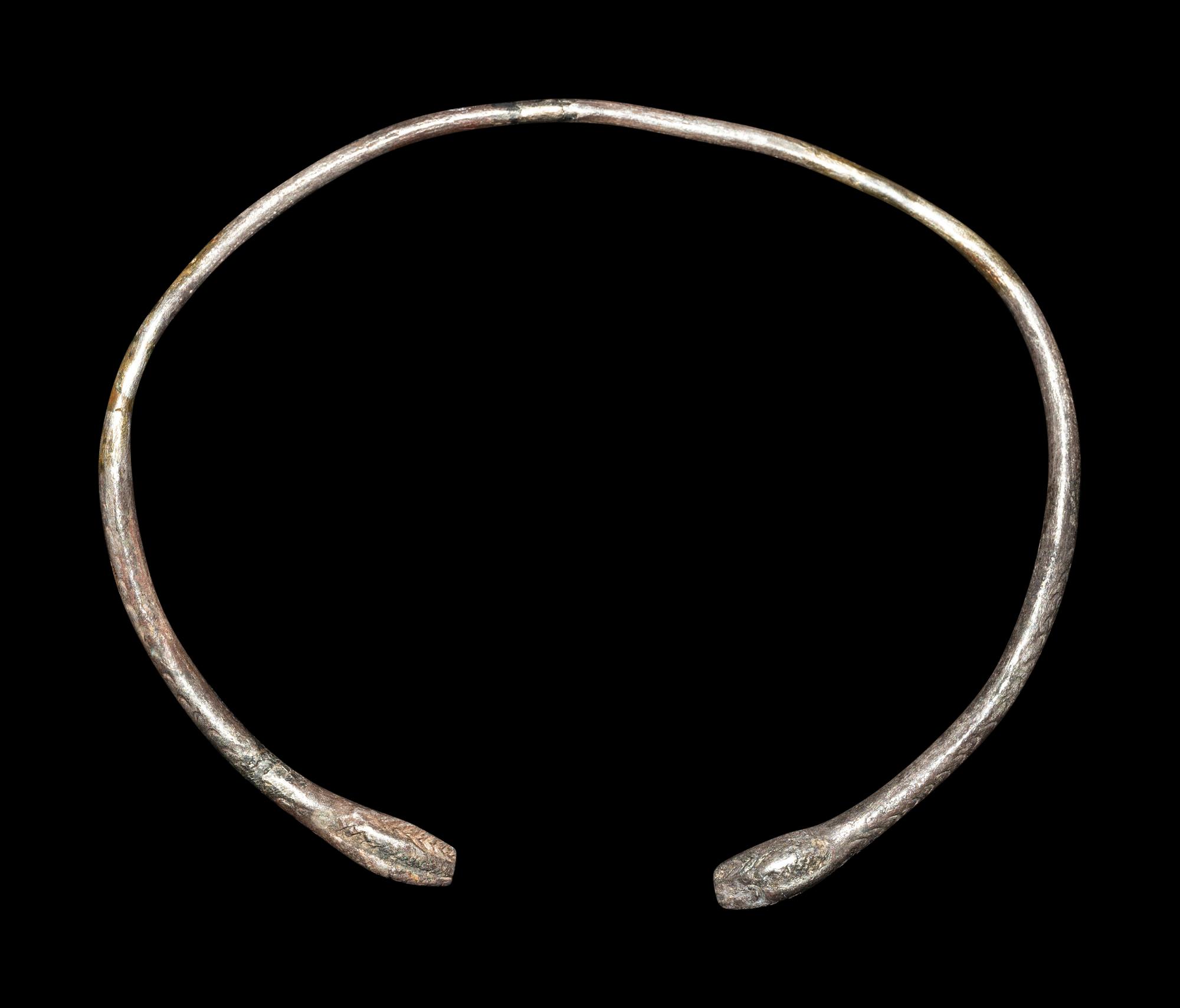 A Roman Silver Snake Bracelet