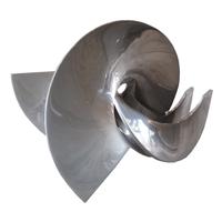 A Steel Helix Sculpture by Obie Simonis 21" W x 22" D x 15" H — United States, Circa 1977