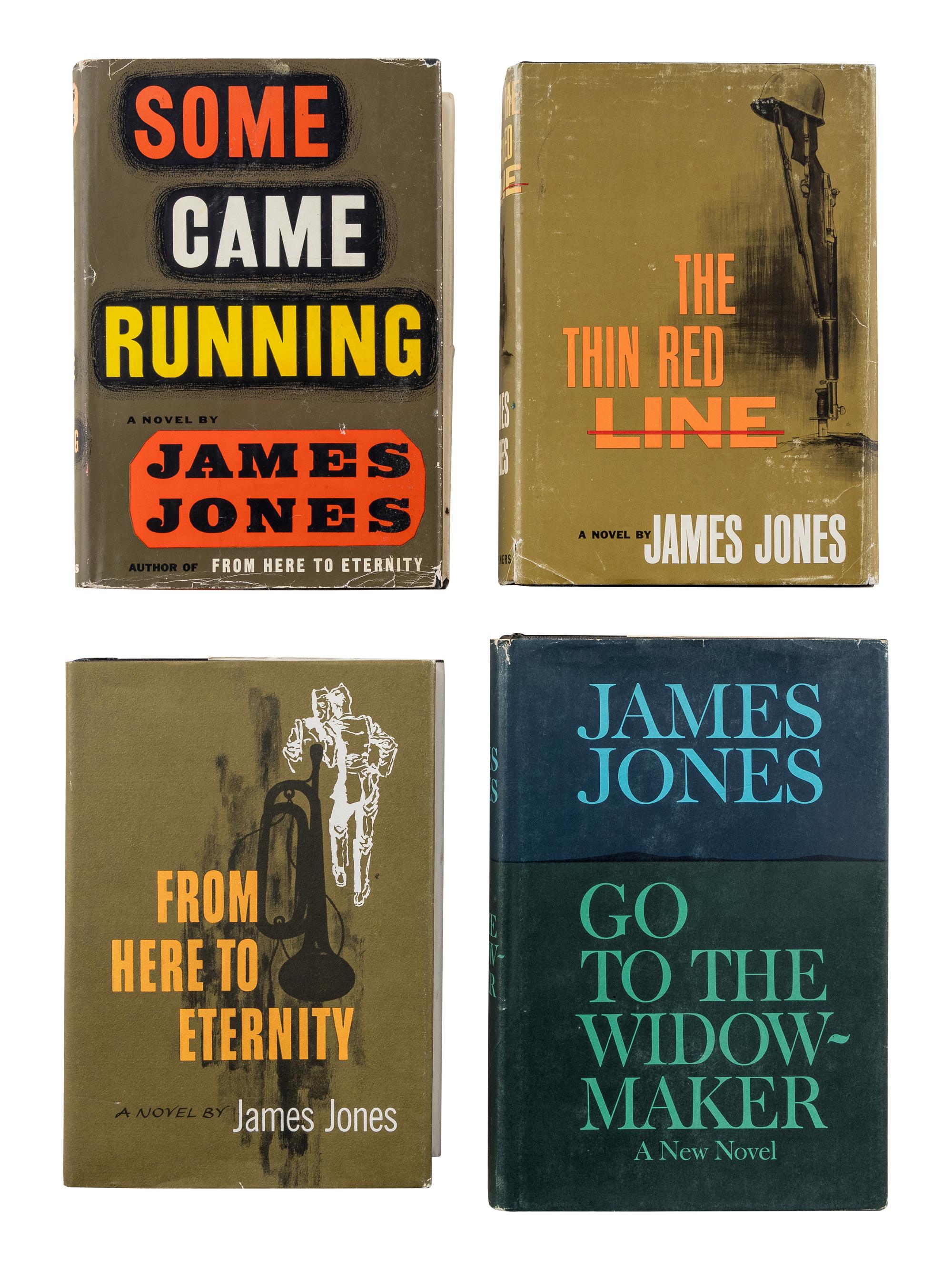 JONES, James (1921-1977). A group of 4 works, MOST FIRST EDITION, comprising: