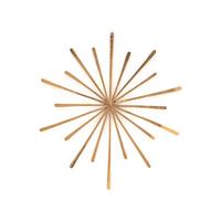 YELLOW GOLD NECKLACE AND BROOCH