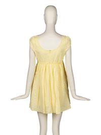 Vivienne Westwood / Malcolm McLaren Seditionaries Yellow "Anarchist Scum" Dress 1976-77