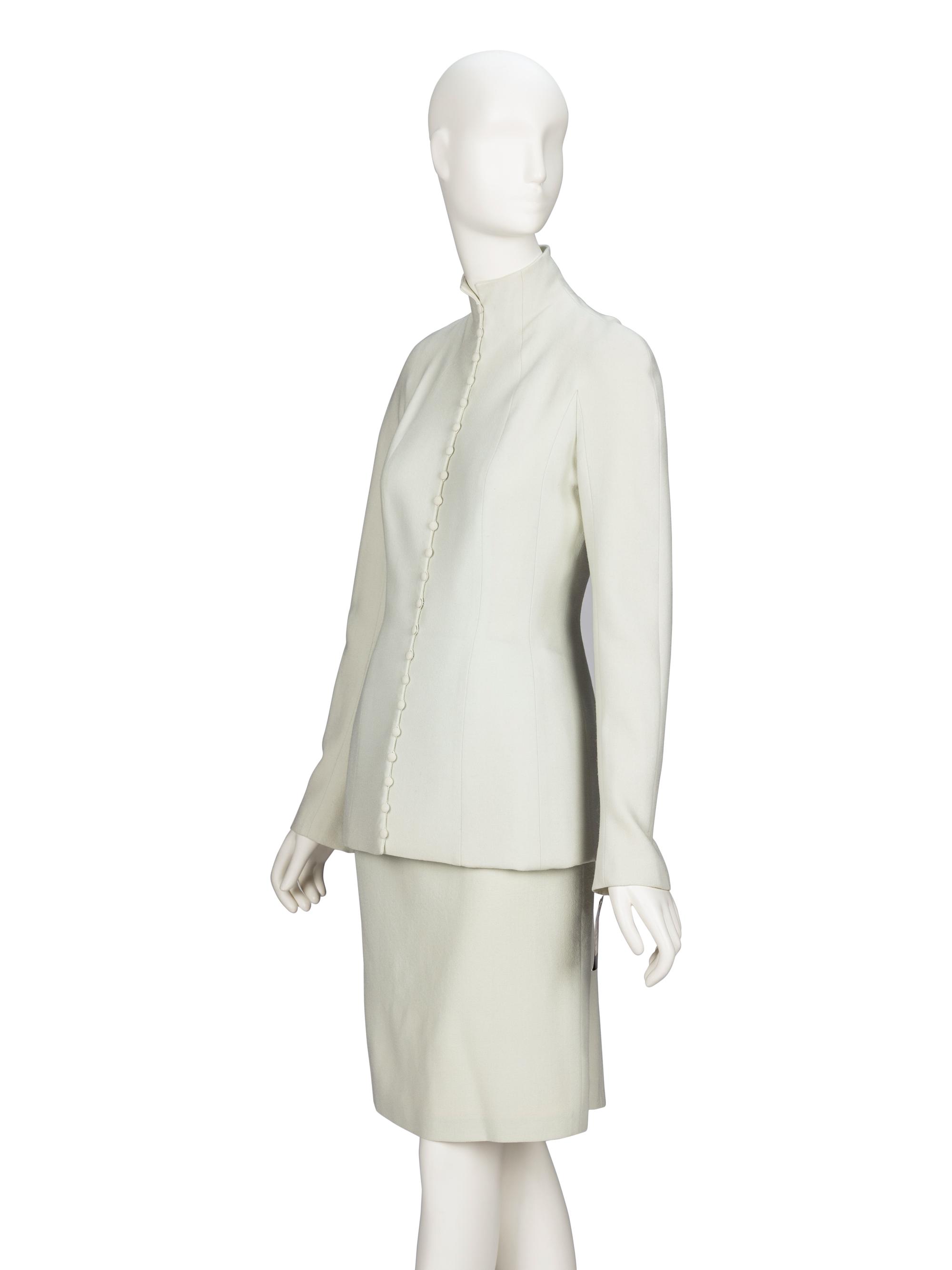 John Galliano, Pale Mint Green Skirt Suit