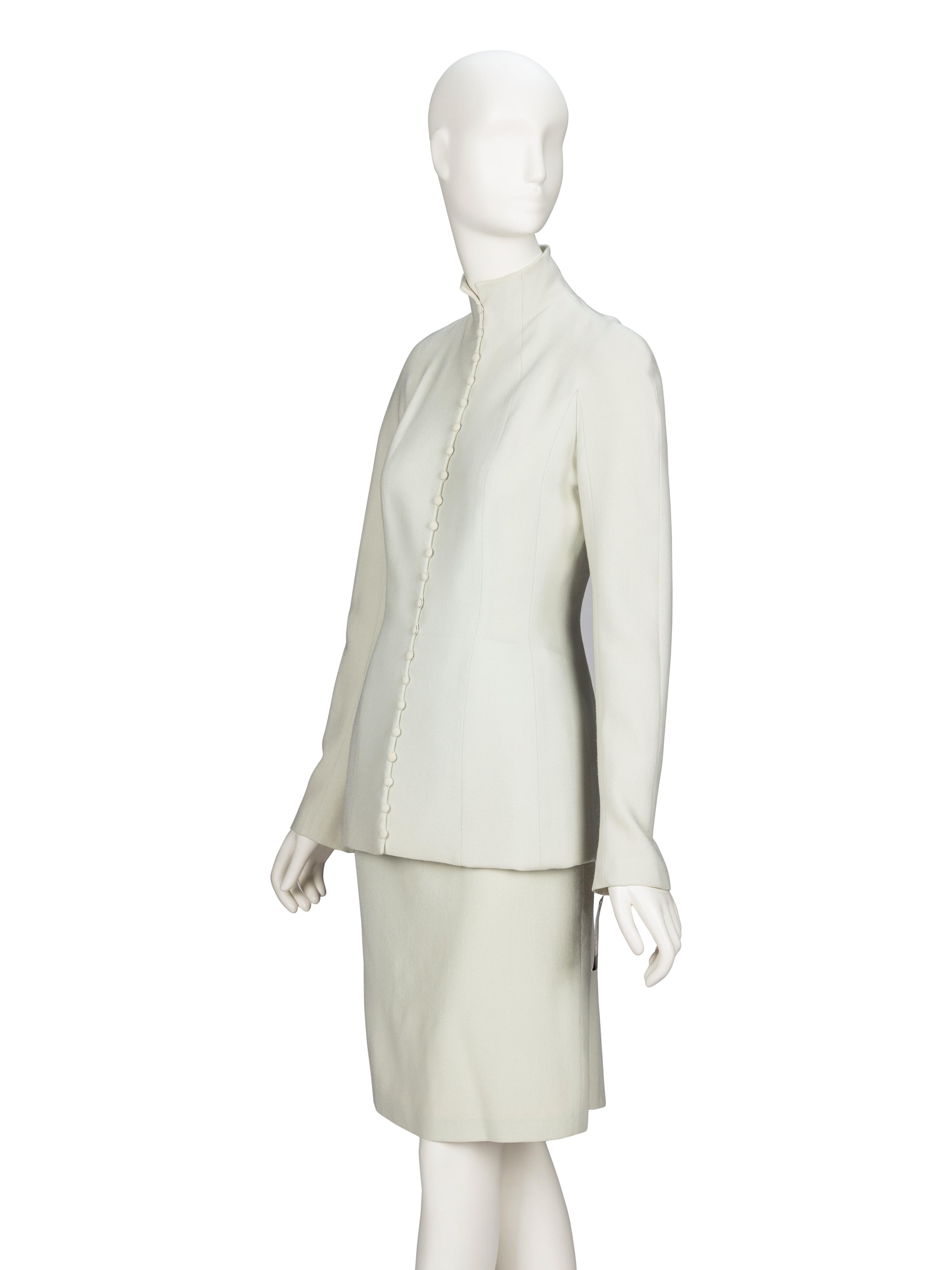 John Galliano, Pale Mint Green Skirt Suit